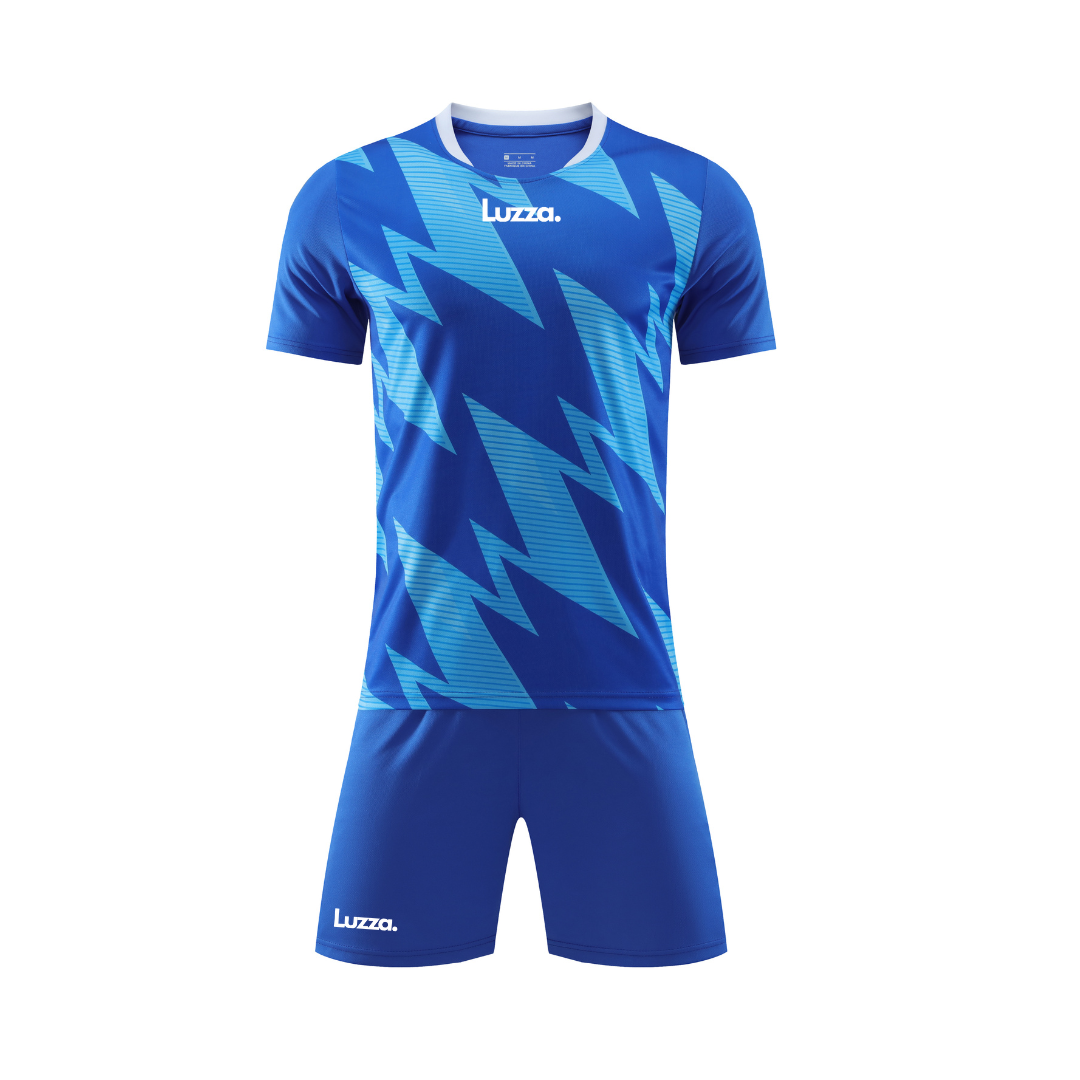 Electric Blue Soccer Kit