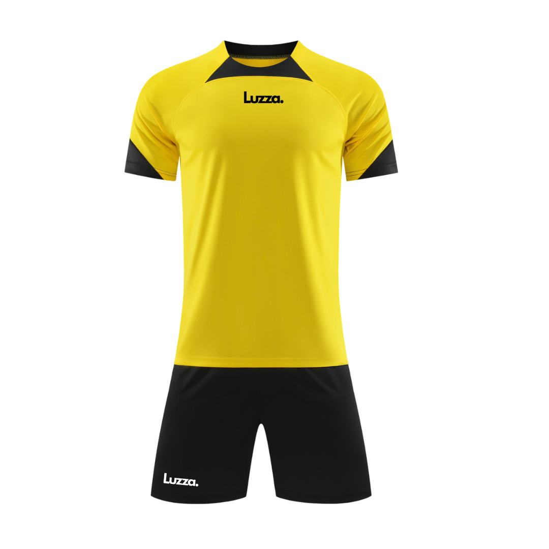 Bold Yellow & Black Soccer Kit